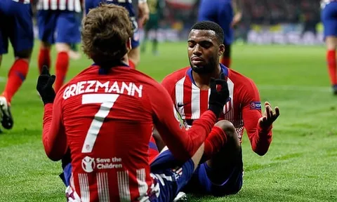 Griezmann "ngồi đồng", Atletico Madrid tiễn AS Monaco của Henry khỏi cúp châu Âu