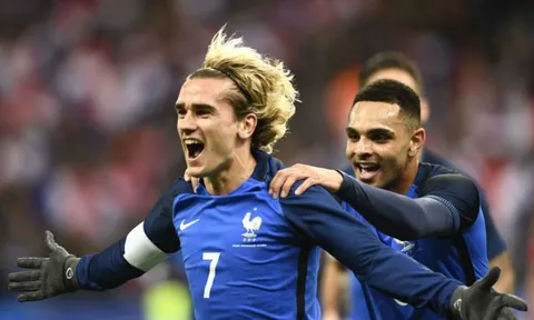 Griezmann và Giroud nổ súng, Pháp dễ dàng hạ nhục Xứ Wales