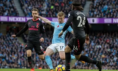 Gục ngã trước Man City, Arsenal khiến cả nước Anh thất vọng tràn trề