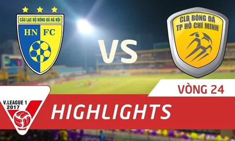 Hà Nội FC 4-0 CLB TP Hồ Chí Minh (Vòng 24 V-League 2017)