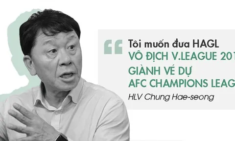 GĐKT Chung Hae-seong đang làm gì ở HAGL?