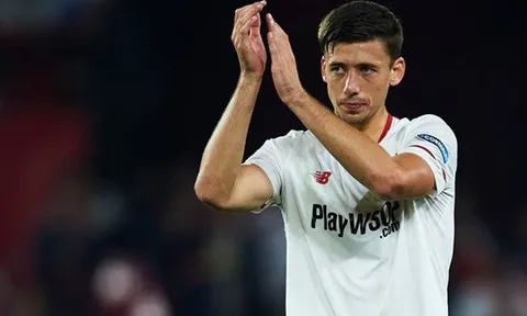 Hai đội bóng thành Manchester đấu đá vì hậu vệ Sevilla