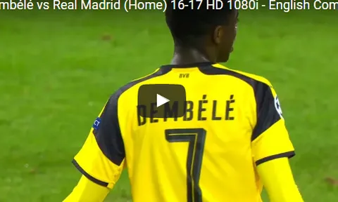 Hàng thủ Real từng rất khổ sở với Dembele