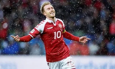 Hat-trick của Christian Eriksen vào lưới CH Ireland
