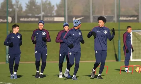 Hậu Derby, Man City vẫn không lơ là luyện tập