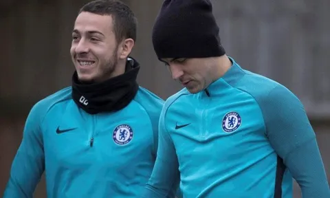 Anh em Hazard lần đầu chơi cạnh nhau cho Chelsea mùa này?