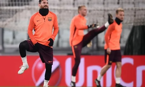 Hé lộ lí do khiến Messi bất ngờ phải dự bị trước Juventus