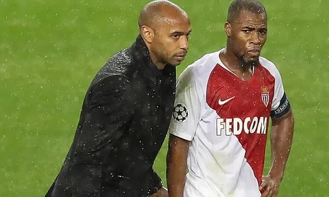 Henry bất lực nhìn AS Monaco bị hạ nhục 4 bàn không gỡ ở Champions League