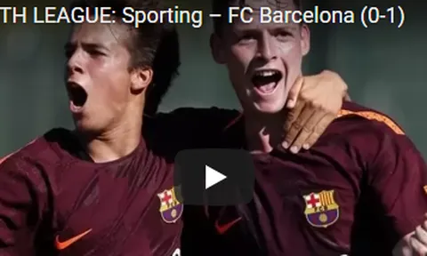 [Highlight] - Sporting 0-1 Barca (Giải trẻ)