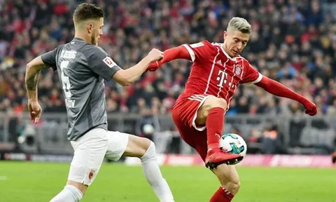 Highlights: Bayern Munich 3-0 Augsburg (Vòng 12 Bundesliga)