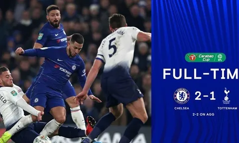 Highlights: Chelsea 2-1 Tottenham (Pen, 4-2)