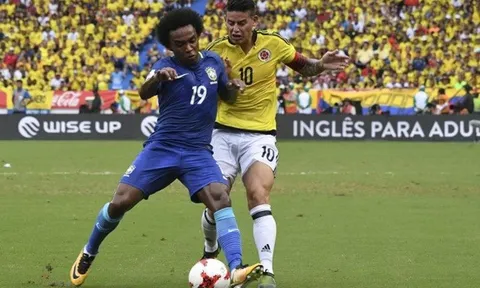 Highlights: Colombia 1-1 Brazil (Vòng loại World Cup)