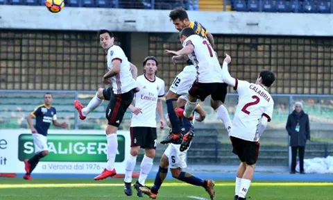 Highlights: Hellas Verona 3-0 AC Milan (Vòng 17 Serie A)