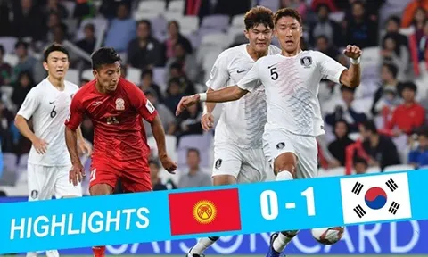 Highlights: Kyrgyzstan 0-1 Hàn Quốc (Asian Cup 2019)