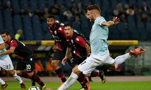 Highlights: Lazio 3-0 Cagliari (Vòng 9 Serie A)
