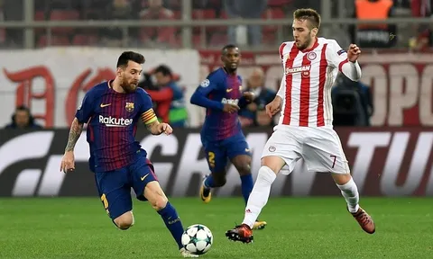 Highlights: Olympiacos 0-0 Barcelona (Bảng D Champions League)