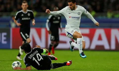 Highlights: Qarabag FK 0-4 Chelsea (Bảng C Champions League)