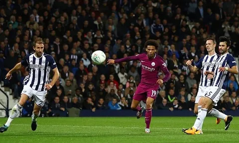 Highlights: West Brom 1-2 Man City (Vòng 3 Cúp Liên đoàn)