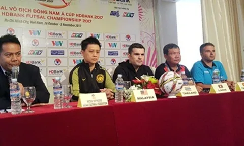 HLV ĐT Thái Lan đánh giá cao ĐT Lào ở giải vô địch Futsal ĐNÁ 2017