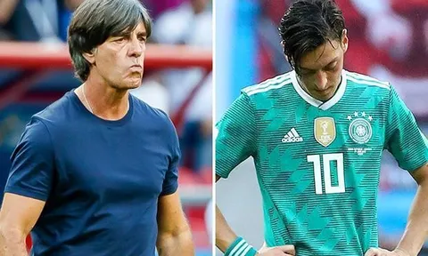 HLV Joachim Low: Tuyển Đức đóng mọi cánh cửa với Ozil