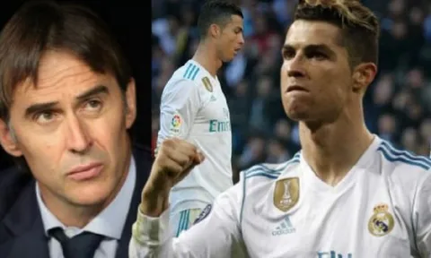 HLV Lopetegui mệt mỏi khi bị hỏi mãi về Ronaldo
