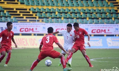 HLV Trần Minh Chiến hài lòng khi cầm hòa U21 Myanmar