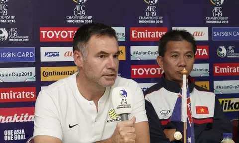 HLV U19 Australia đánh giá cao bóng đá trẻ Việt Nam