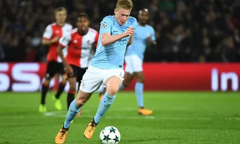Hủy diệt Feyenoord, Pep đưa lại De Bruyne 'lên mây'
