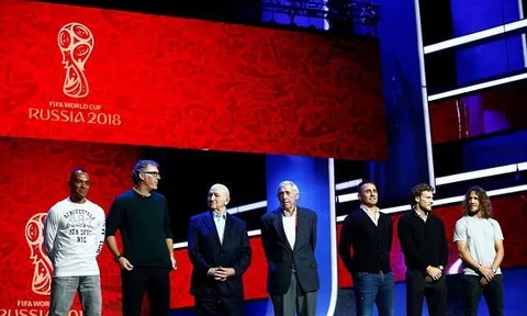 Huyền thoại tề tựu trước lễ bốc thăm World Cup 2018