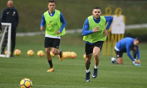 Icardi luyện tuyệt kĩ, đếm ngược giờ chinh phục Torino