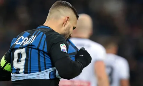 Icardi ôm đầu, Spalletti vô cảm trước cú sốc Udinese