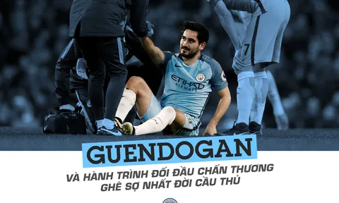 Guendogan: Hành trình đối đầu chấn thương ghê sợ nhất đời cầu thủ