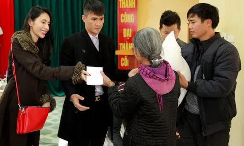 Công Vinh chung tay vì đồng bào gặp thiên tai