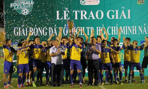 Giải vô địch bóng đá TP.HCM 2017: Hoàng Sang FC lên ngôi vô địch