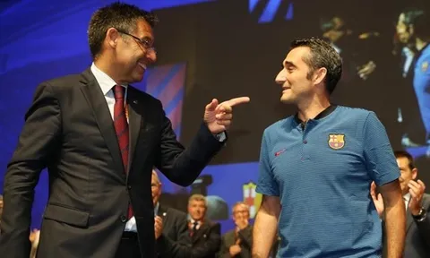 Nóng! Chủ tịch Barca lên tiếng về tương lai của HLV Valverde