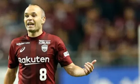 Iniesta tiếp tục tỏa sáng trên đất Nhật Bản sau pha ghi bàn đẳng cấp