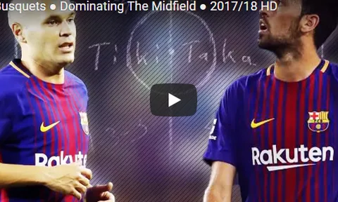 Iniesta và Busquets kiểm soát tuyến giữa như thế nào?