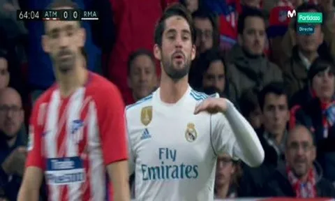 Isco nổi khùng, chỉ trích trọng tài ngay trên sân