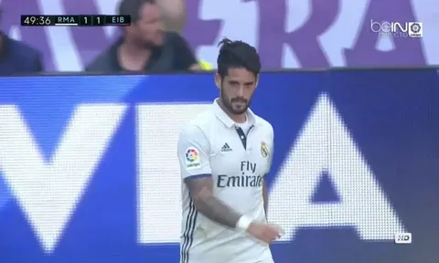 Isco thể hiện ra sao vs Eibar?