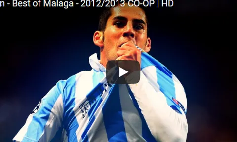 Isco thể hiện tài năng thời còn đá cho Malaga