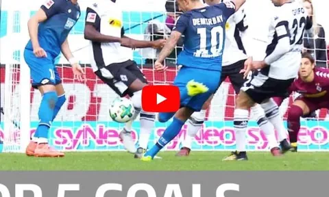 James, Yarmolenko và top 5 bàn thắng đẹp nhất vòng 10 Bundesliga