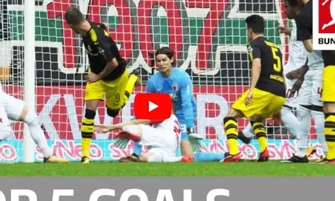 Kagawa, Goretzka, Yarmolenko và những bàn thắng đẹp nhất vòng 7 Bundesliga