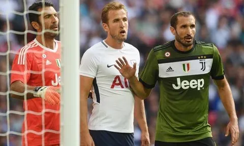 Buffon 'vừa đấm vừa xoa' Harry Kane trước thềm Champions League