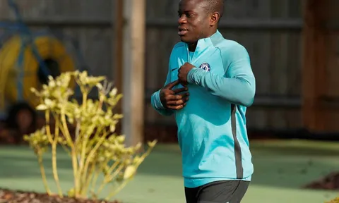 Kante trở lại tập cùng Chelsea, sẽ ra sân trong trận đấu với Roma?