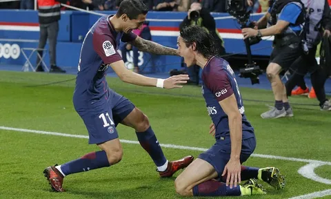 Không Neymar, Di Maria và Cavani giúp PSG thắng lớn trước Nice