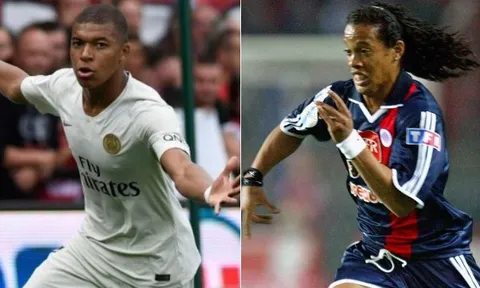 KINH NGẠC: Mbappe solo ghi bàn giống Ronaldinho từng chi tiết