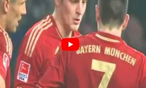 Kroos, Ribery giành quyền đá phạt bằng cách chơi oẳn tù tì