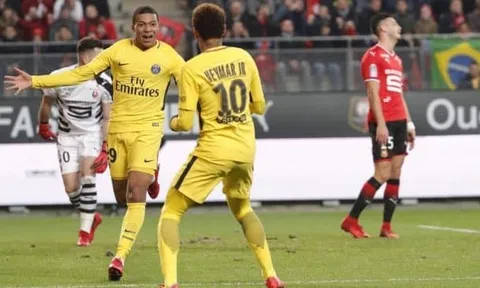 Kylian Mbappe chơi bùng nổ trước Rennes