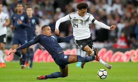 Leroy Sane không thể khuất phục được tuyển Anh