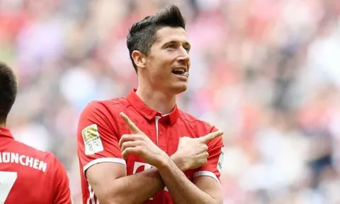Lewandowski lập cú đúp, Bayern Munich hủy diệt Mainz 05
